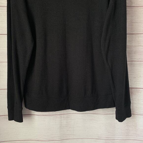 Justice Girls Black Knit Sweater with White SNOW PROBS Crewneck Size 14/16 - Picture 8 of 13